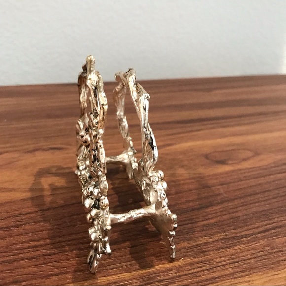 🔻🔻🔻sale Vintage 1996 Arthur Court rabbit/ bunny upright napkin holder. - Picture 2 of 8